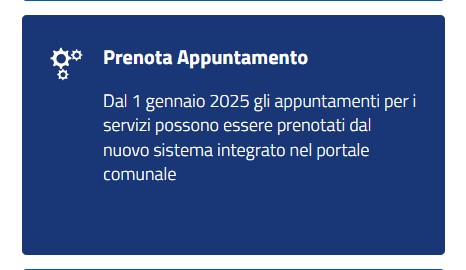 Appuntamenti in Comune: si prenota dal sito