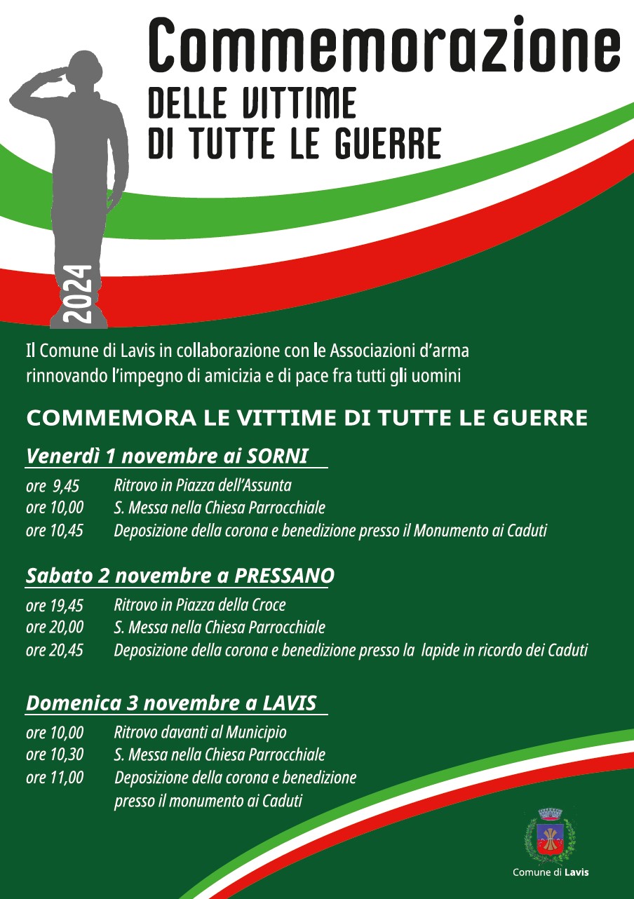 Commemorazione delle vittime di tutte le guerre